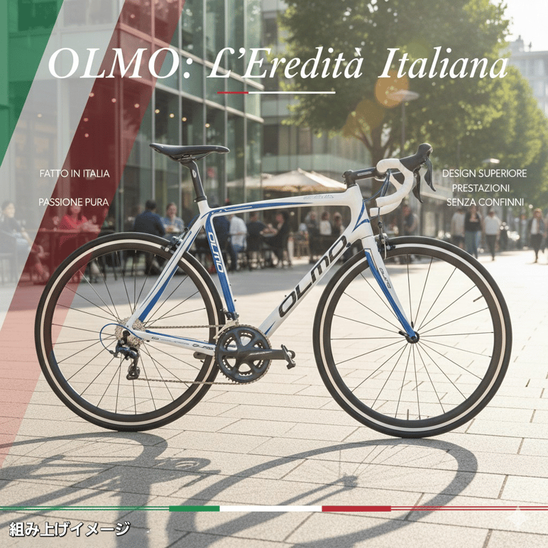 イタリア老舗ブランドOLMO🇮🇹カーボンロードバイクフレームXXLサイズ