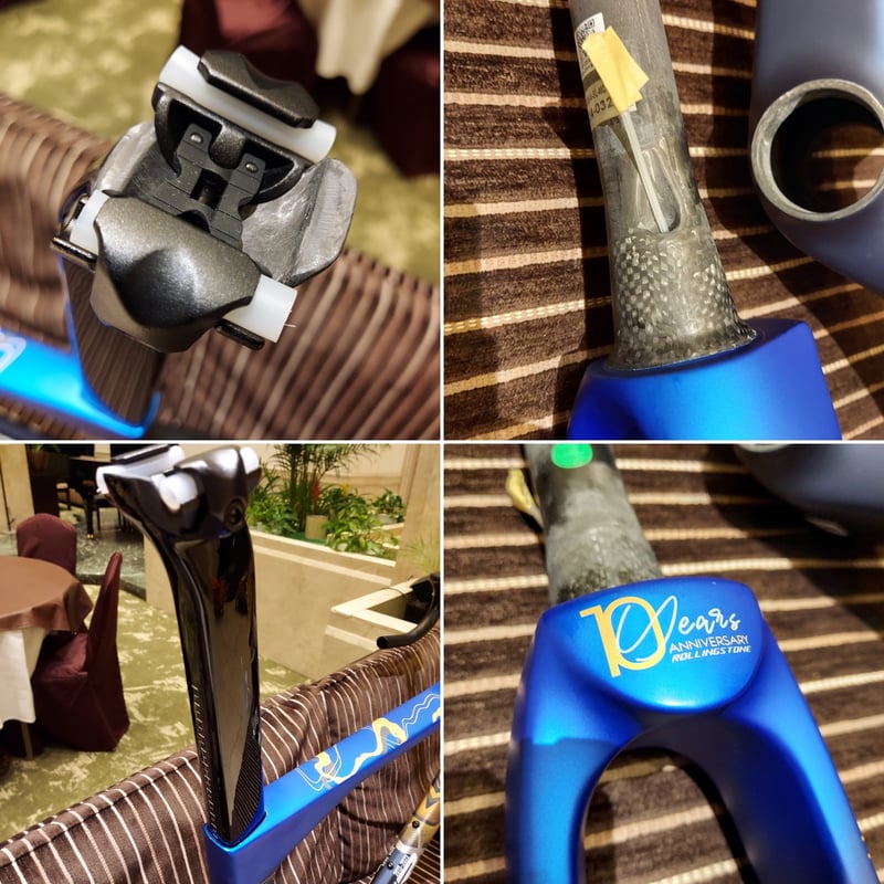 60万円台のUCIプロチーム機材と同じ設計 新品カーボンフレームセット