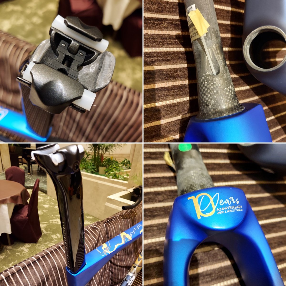 60万円台のUCIプロチーム機材と同じ設計 新品カーボンフレームセット