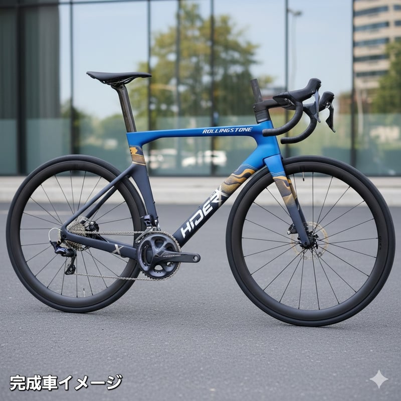 68万円のUCIプロチーム機材と同じ金型&設計 新品カーボンフレーム 