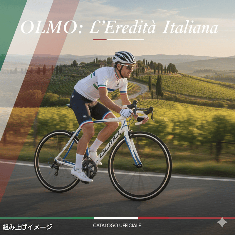新品イタリア老舗カーボンロードバイクフレーム適正身長目安170ｰ180cm イタリア老舗ブランドOLMO🇮🇹カーボンロードバイクフレームXXLサイズ