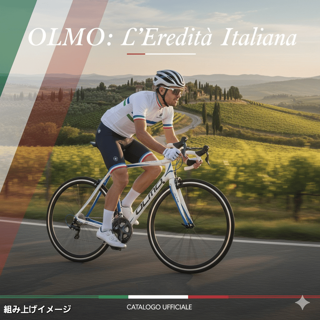 イタリア老舗ブランドOLMO🇮🇹カーボンロードバイクフレームXXLサイズ