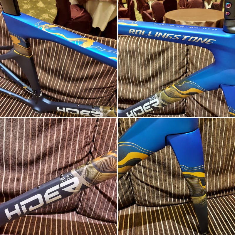 60万円台のUCIプロチーム機材と同じ設計 新品カーボンフレームセット