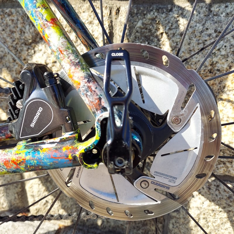 60万円分☆ディスクロードバイク☆クロモリフレームNYデザイナー