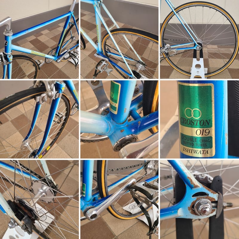 競輪選手実使用】ブリヂストン NJS ピスト 完成車 DURA-ACE/フルNJS
