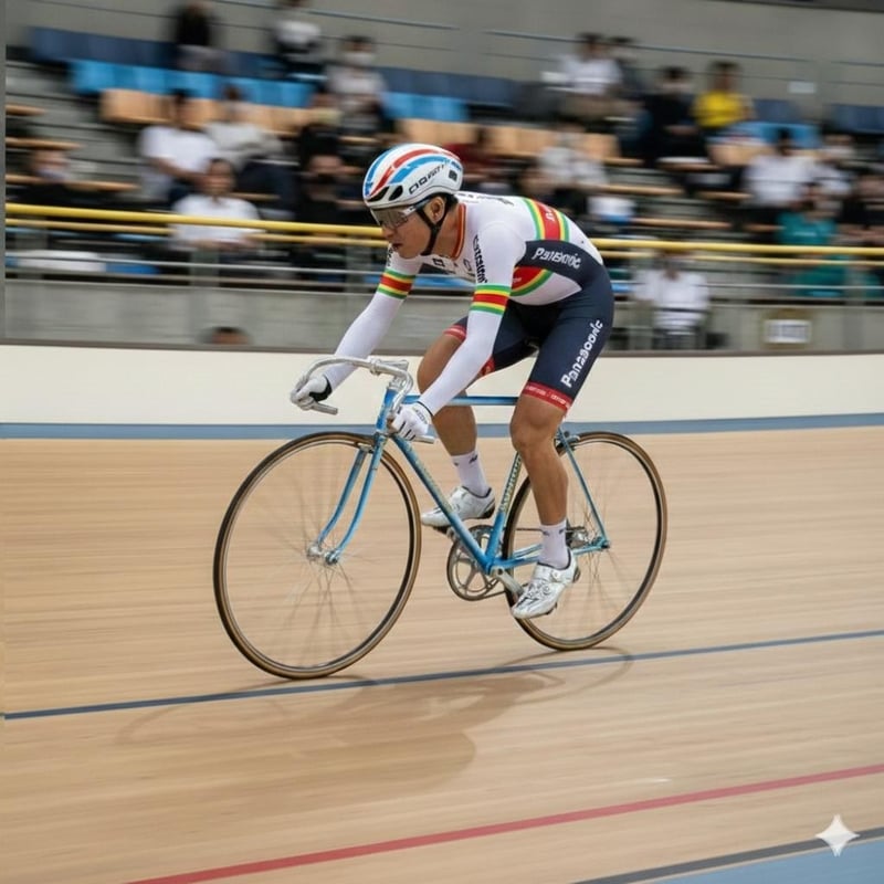 競輪選手実使用】ブリヂストン NJS ピスト 完成車 DURA-ACE/フルNJS