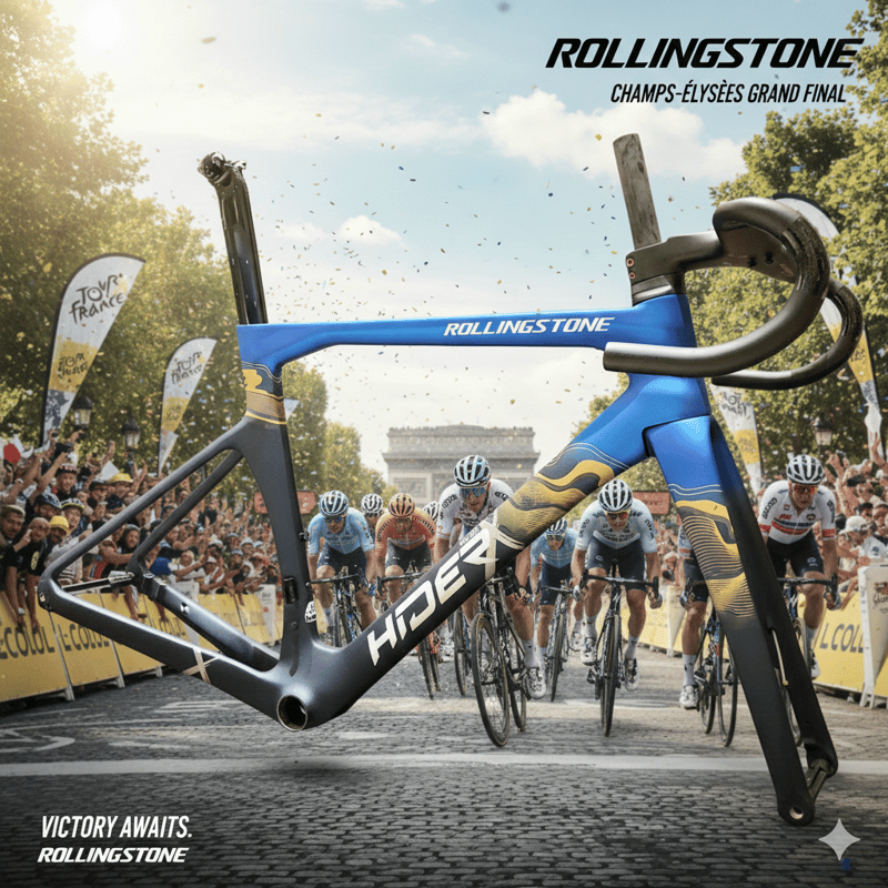 68万円のUCIプロチーム機材と同じ金型&設計 新品カーボンフレーム