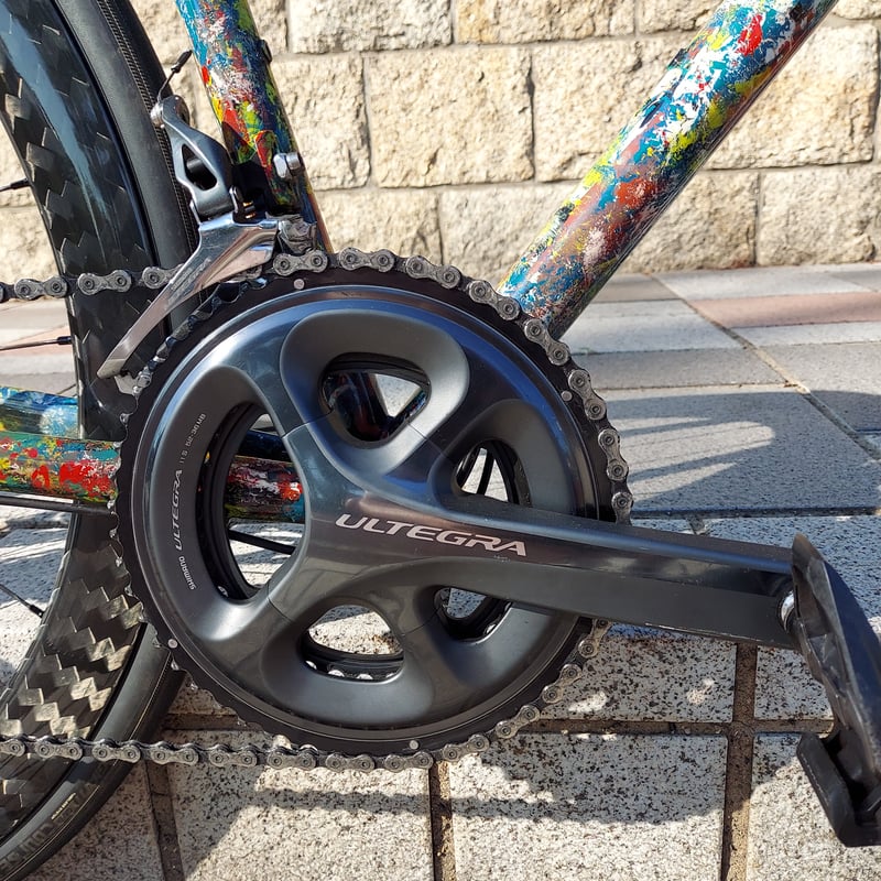 60万円分☆ディスクロードバイク☆クロモリフレームNYデザイナー