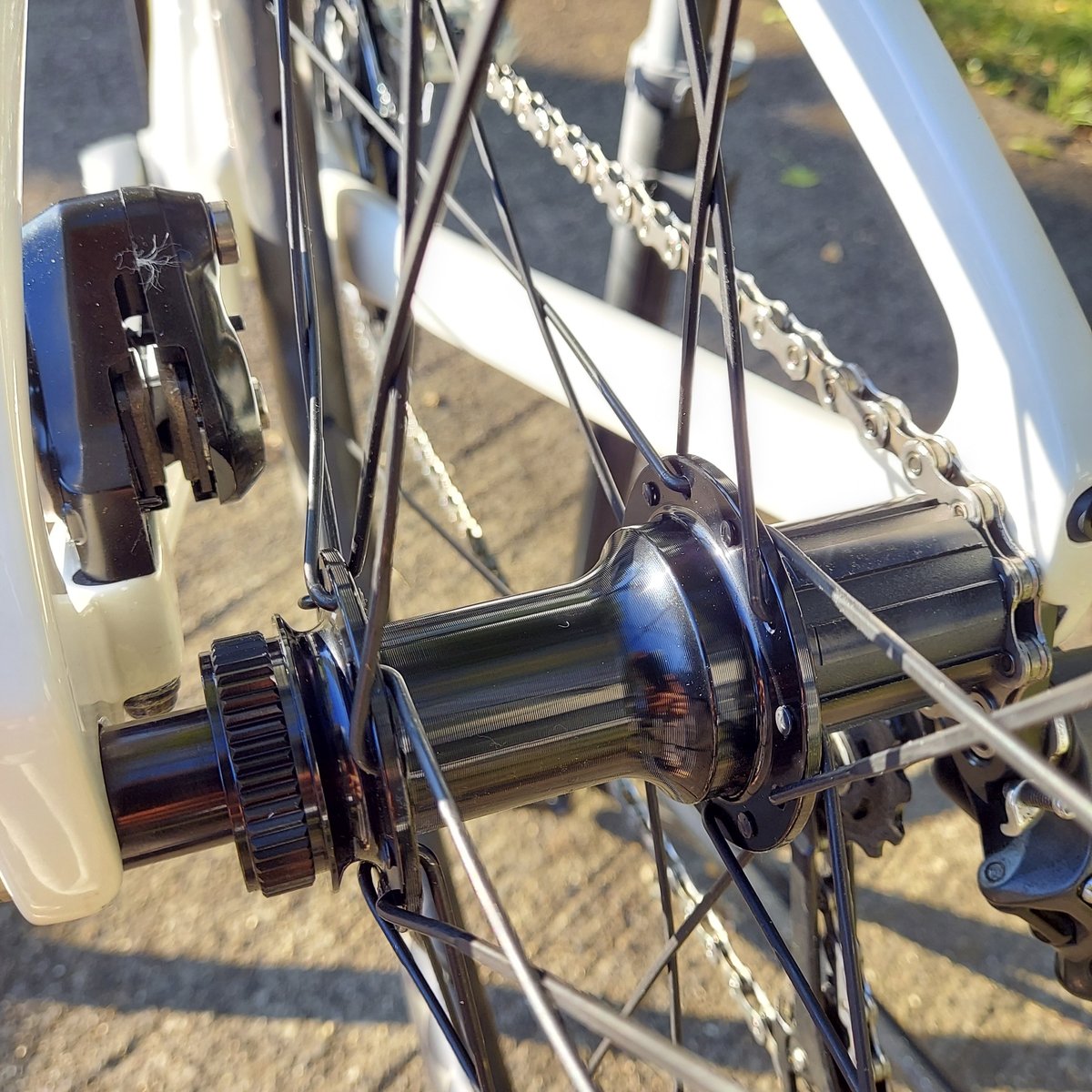 1点物⭐新品ディスクロードバイク用のカーボンホイール前後 1点物⭐新品ディスクロードバイク用のカーボンホイール前後