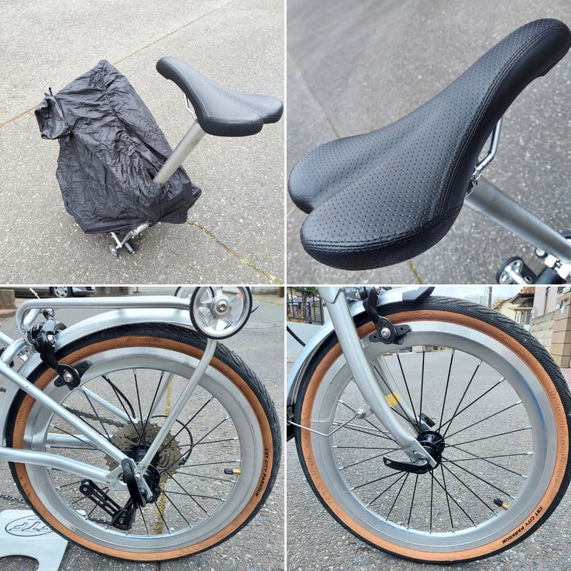 競速アルミ合金 Brompton同系 16インチ 折りたたみ自転車 11万円台の品🇬🇧ブロンプトン式 クロモリ製 16インチ 折りたたみ