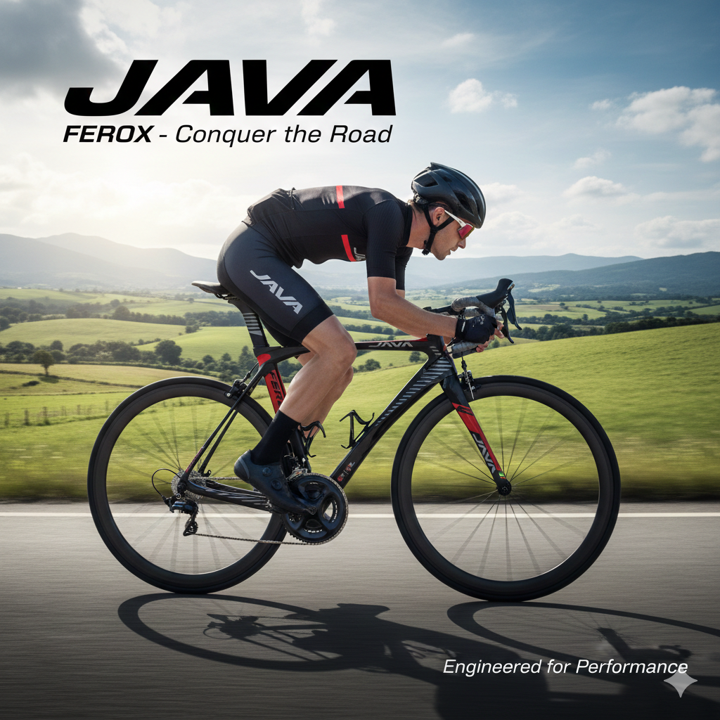 美品🇮🇹イタリアデザインのブランド「JAVA」のフルカーボンロード
