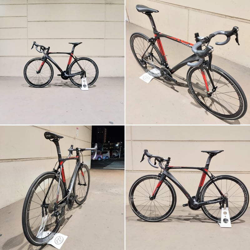 新品！700C JAVA Z1 Cabon RoadBike 炭素繊維 ロードバイク 自転車 美品🇮🇹イタリアデザインのブランド「JAVA」のフルカーボンロード
