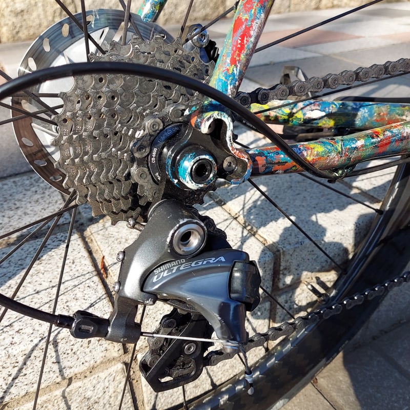 60万円分☆ディスクロードバイク☆クロモリフレームNYデザイナー