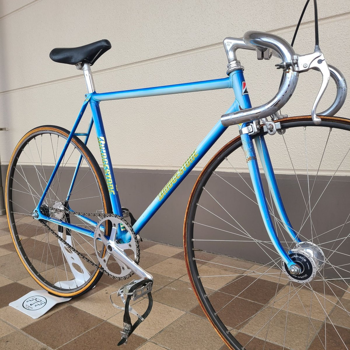 競輪選手実使用】ブリヂストン NJS ピスト 完成車 DURA-ACE/フルNJS