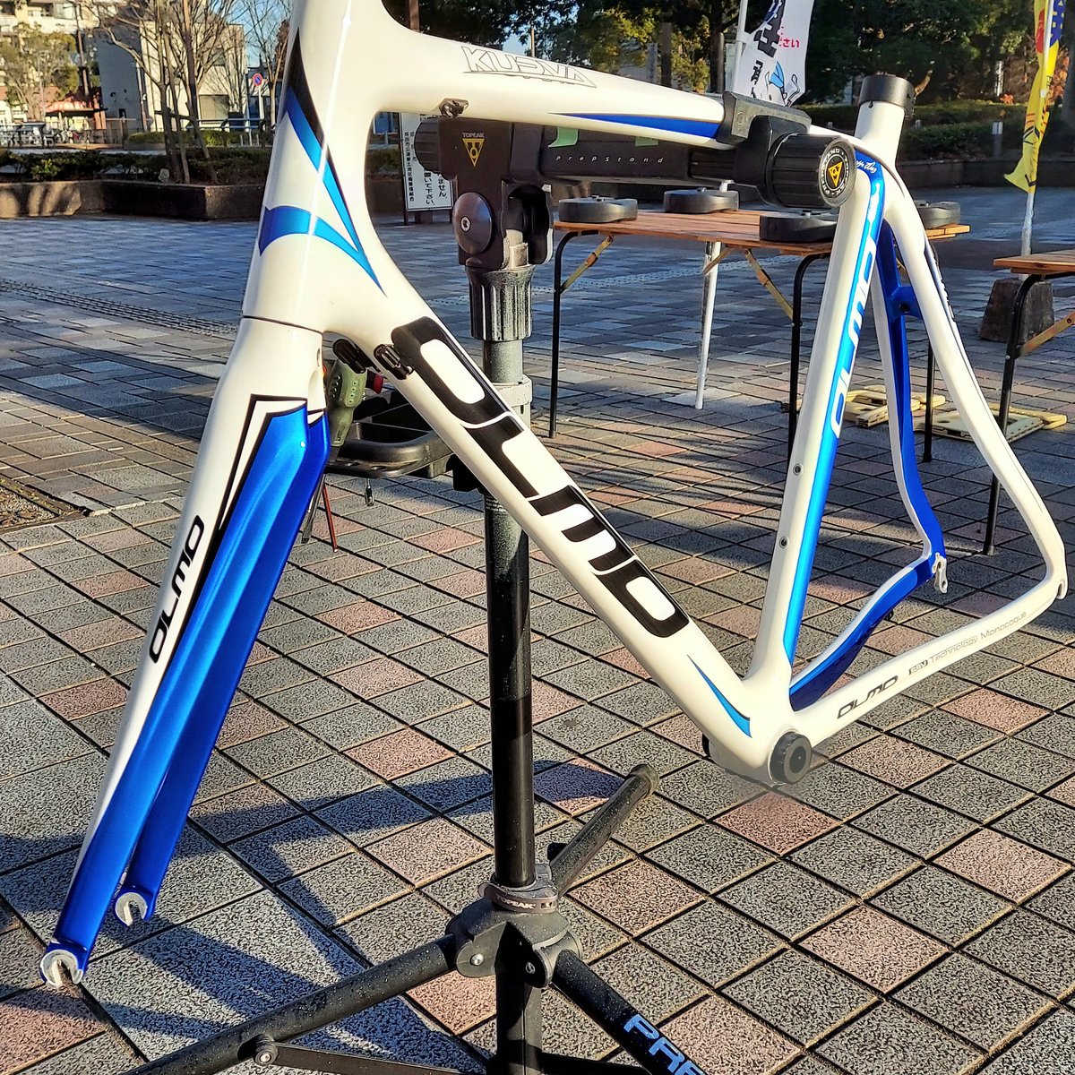 イタリア老舗ブランドOLMO🇮🇹カーボンロードバイクフレームXXLサイズ