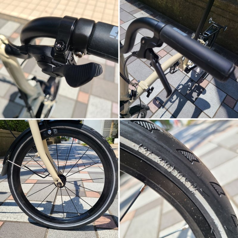 新品折りたたみフォールディングバイク自転車 リアキャリア+ローラー 