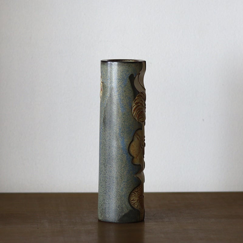 復刻ヨーロッパ輸出用のボタニカルレリーフ花器S | piccolina