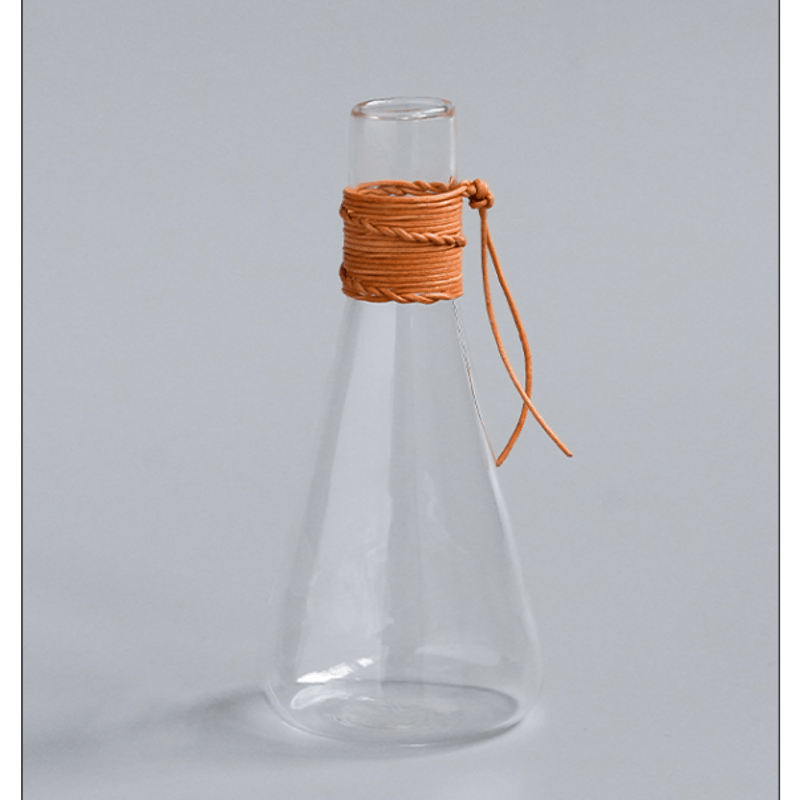 レザー ガラス flower vase 花器 三角 | piccolina | ピッコリーナ