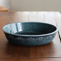 Vintage OLD ARABIA PEKKA S DEEP plate E[pot2504