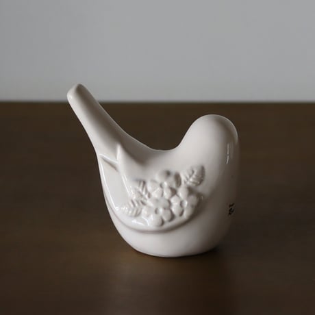 Vintage Rosa Ljung/小鳥ホワイト/ローサユング/pot260102