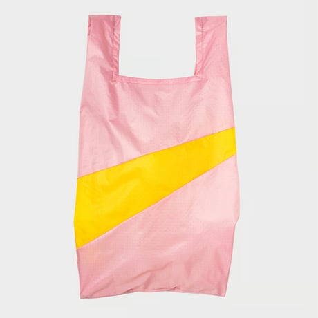 SUSAN BIJL スーザン ベル エコバッグM /The New Shopping Bag/pink×sunflower
