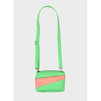 SUSAN BIJL スーザン ベル ショルダーバッグS /The New Bum Bag/Green screen & Coral Small