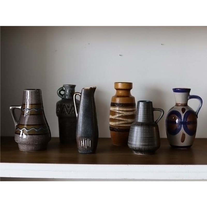 Vintage Fat Lava Bay Keramik flower vase 83-17/