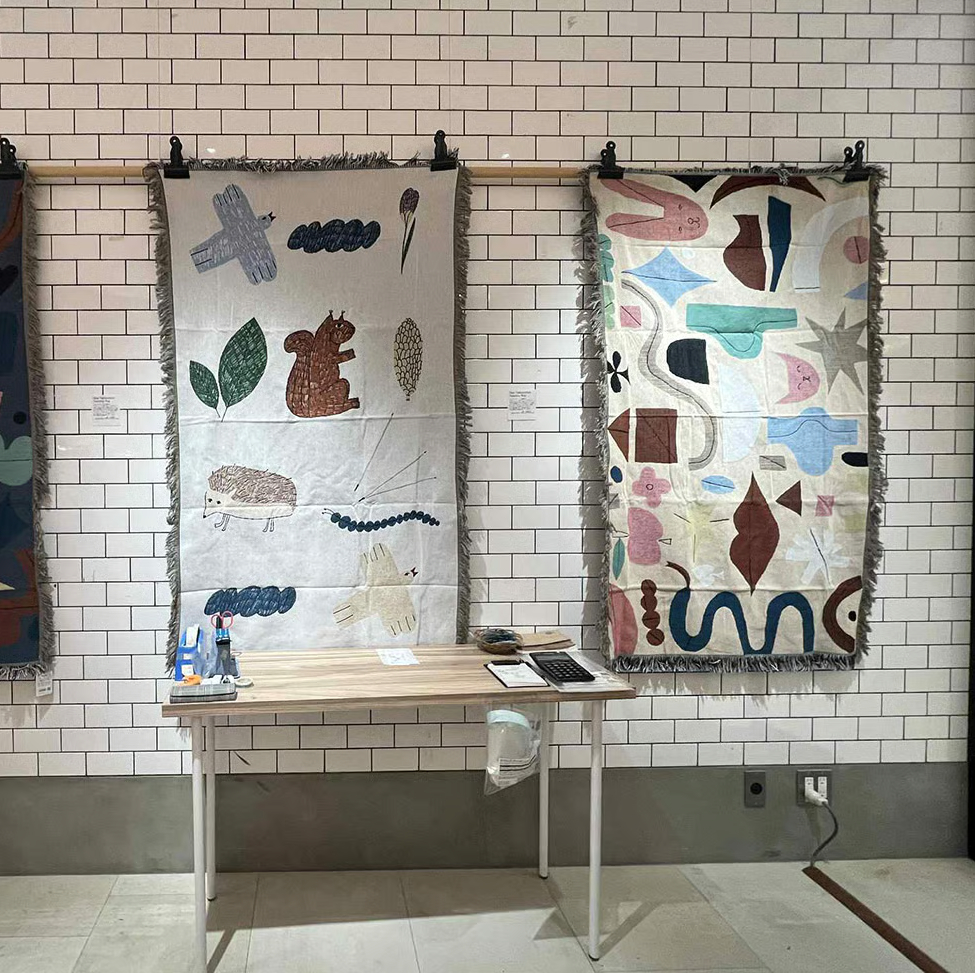 Olya Tapestry rug Rabbit /タペストリーラグ153cm×90cm |