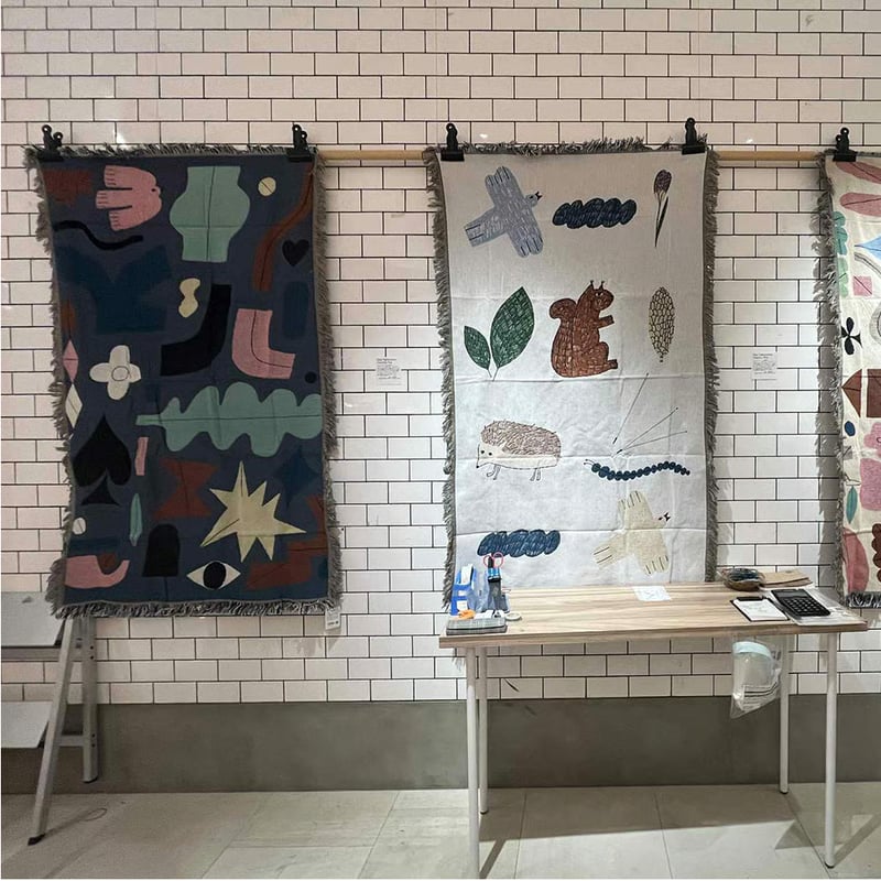 Olya Tapestry rug Bird/タペストリーラグ153cm×90cm | pic