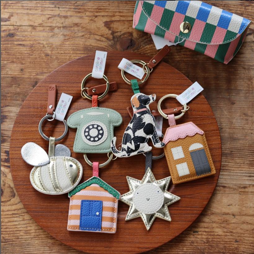 Caroline Gardner キーリング・バッグチャーム 