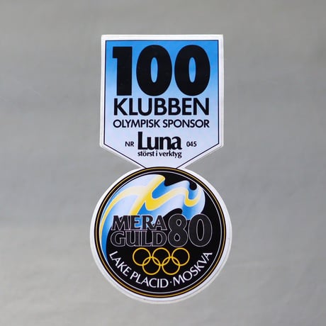 Vintage sticker Luna /st2616