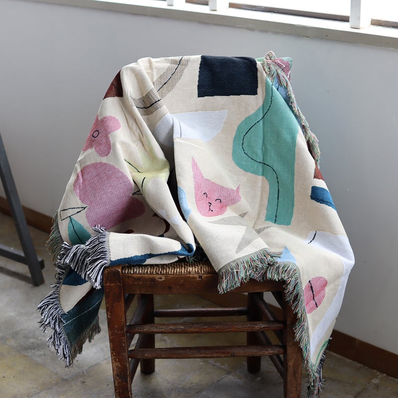 Olya Tapestry rug Rabbit /タペストリーラグ153cm×90cm |