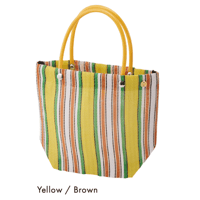 Lila& Fleur small Daily Tote Bag/yellow×brown