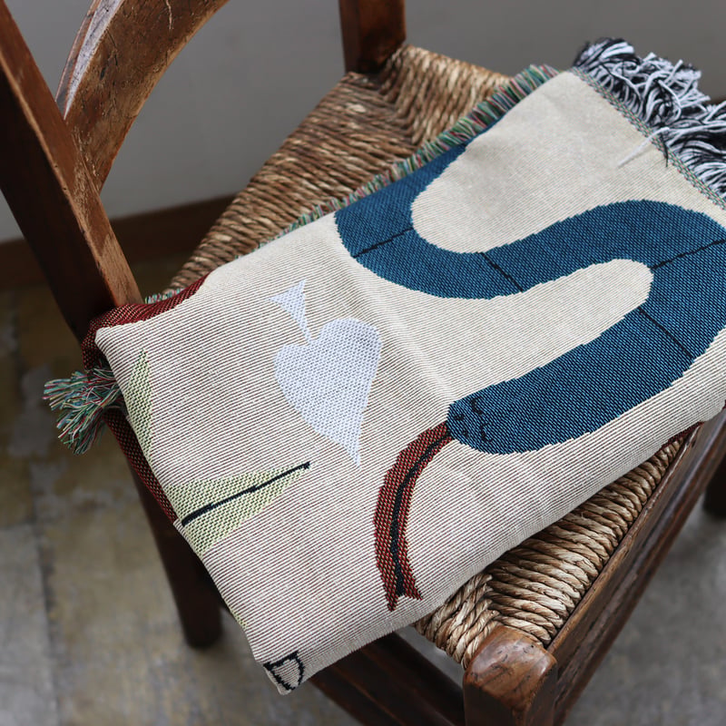 Olya Tapestry rug Rabbit /タペストリーラグ153cm×90cm |