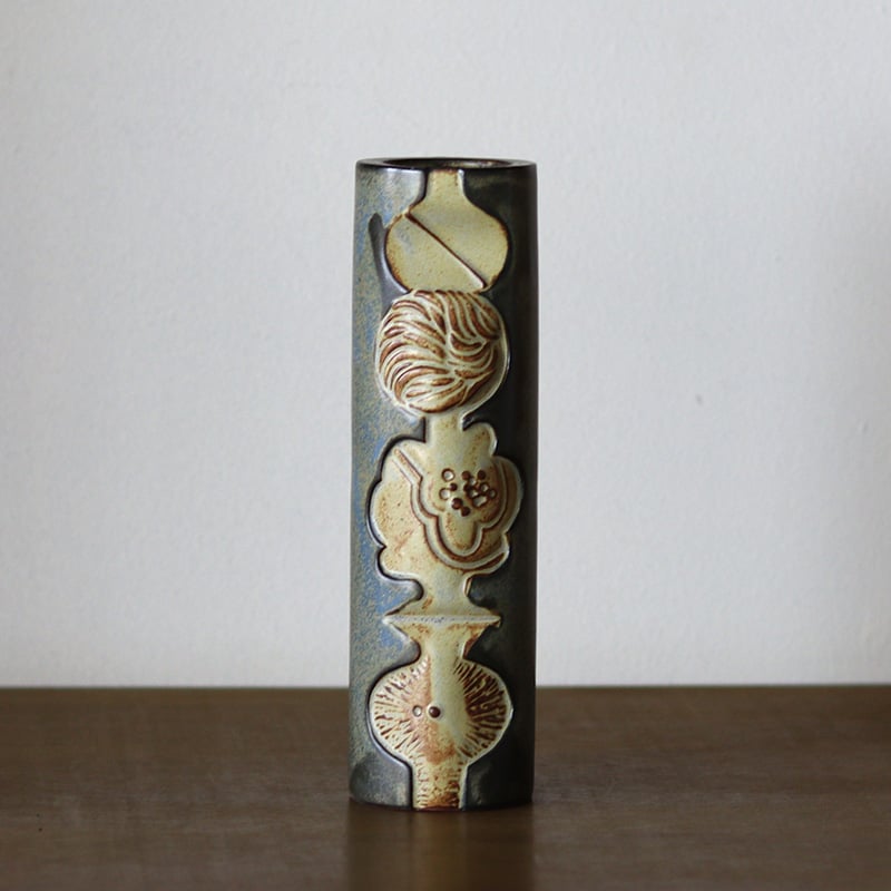 復刻ヨーロッパ輸出用のボタニカルレリーフ花器S | piccolina