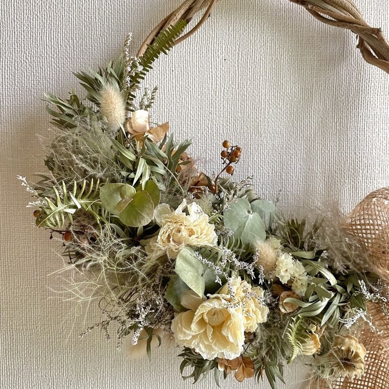 スモークツリーの土に還るリース | morinowa's STORE