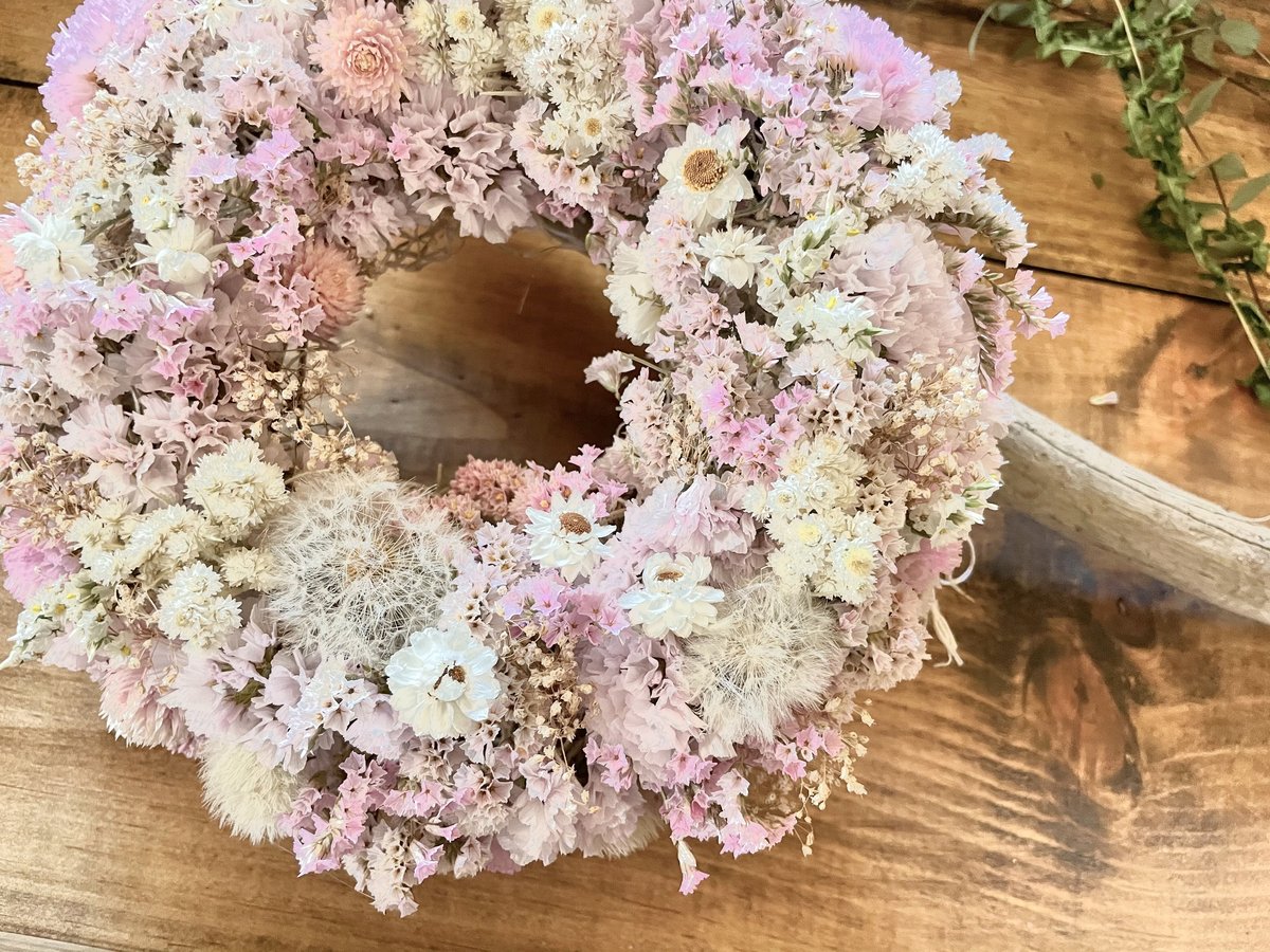 ハーフリース 女の子の陽気 スターチス オーバル型 ラッピング無料