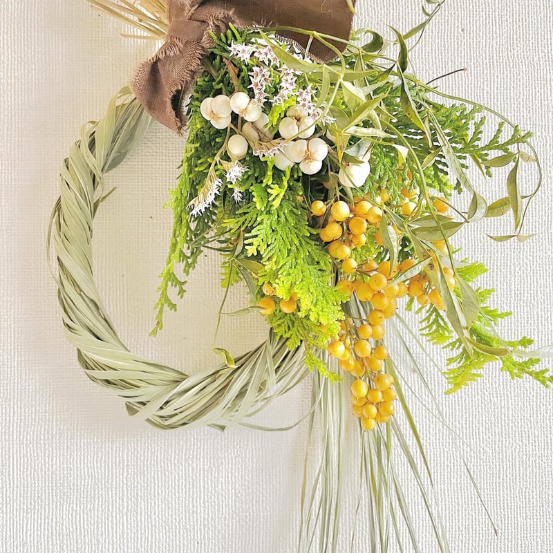 S様ご注文品:レモングラスのお正月飾り | morinowa's STORE