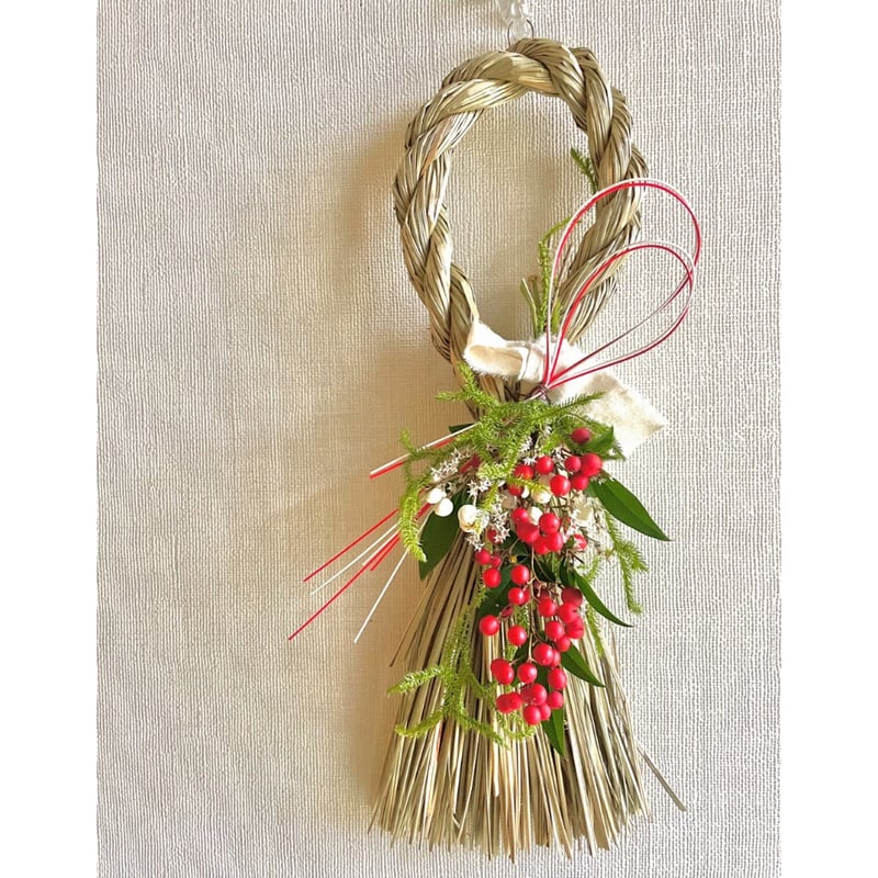 正月飾り 南天スワッグ６００円 お正月飾り:タッセル型南天スワッグ | morinowa's STORE