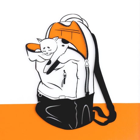 Japanese Bobtail × Backpack