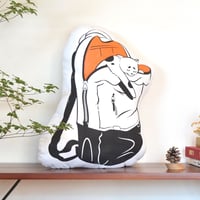 【CUSHION】Japanese Bobtail × Backpackのクッション