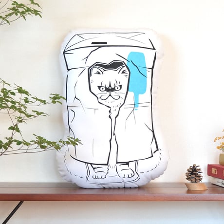 【CUSHION】Exotic Shorthair × Paper Bagのクッション