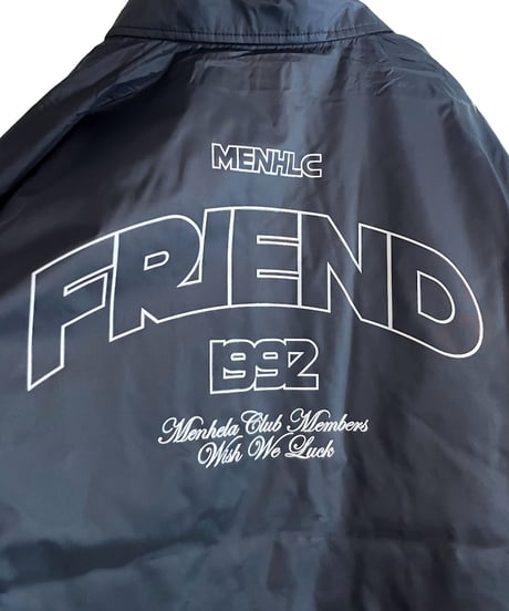 "MENHLC FRIEND" NYLON COACH JACKET