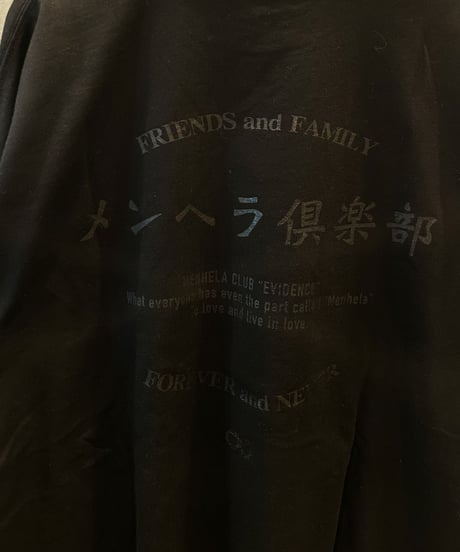MENHELA CLUB L/S TEE "BLACK"