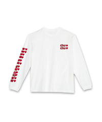 "chu chu" LOGO HEART L/S T-SHIRT