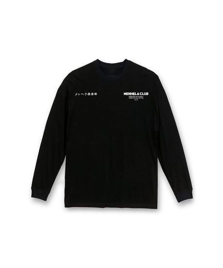 MENHELA CLUB L/S TEE "BLACK"
