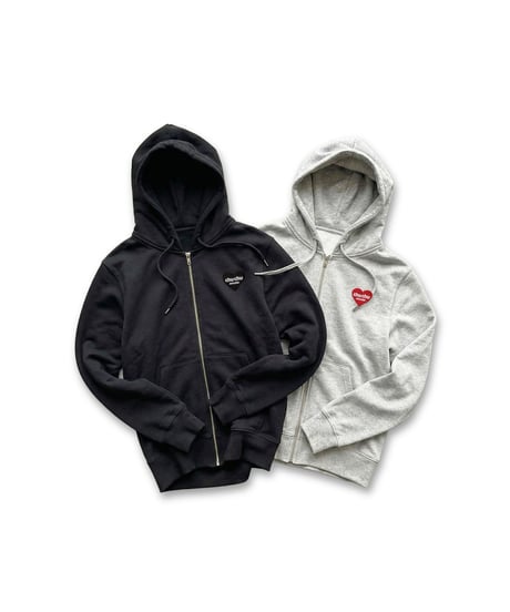 "chu chu" LOGO SWEAT ZIP HOODIE