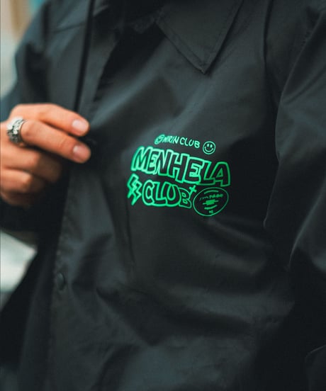 "RAKUGAKI ART WORK" COACH JACKET