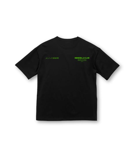 MENHELA CLUB TEE "BLACK"