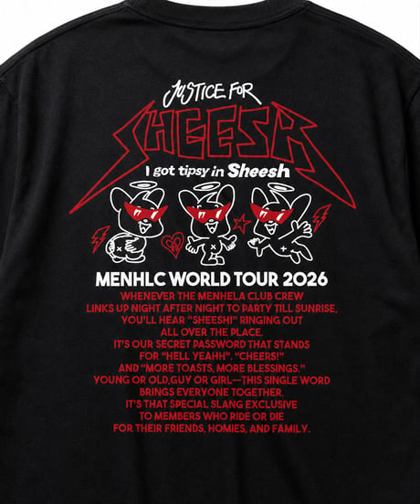 SHEESH TOUR PRINT T-SHIRT